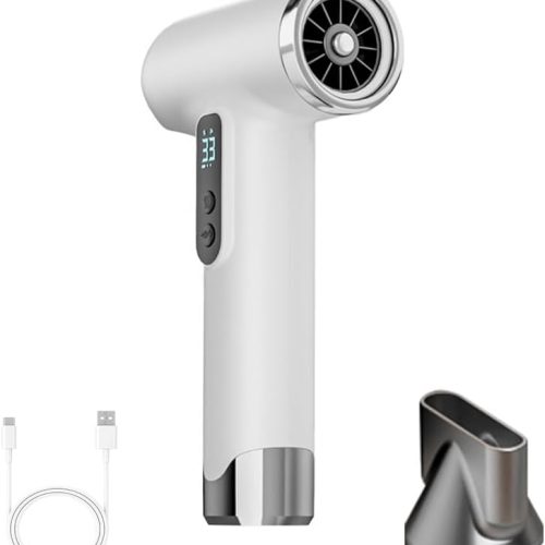 Cordless Hair Dryer, 15000mAh Battery, Rechargeable Hair Dryer, 3 Adjustable Hot and Cold Wind, Used for Travel, Camping, and RV.