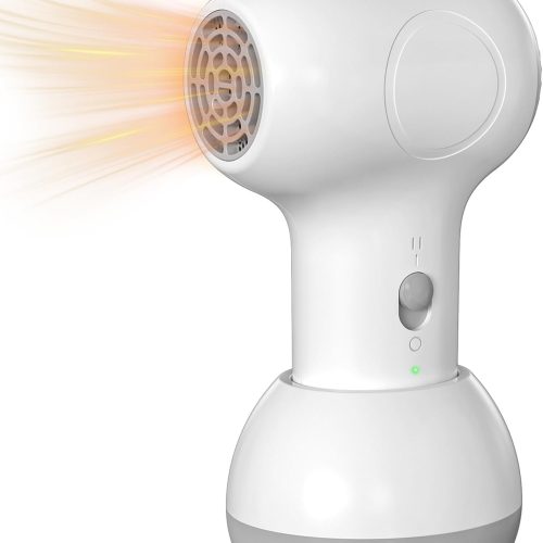 Cordless Hair Dryer for Baby, Kids Model with Charging Base, Gentle Airflow Mini Hair Dryer, Portable Travel Design, Small Dryer for Infant Delicate Skin