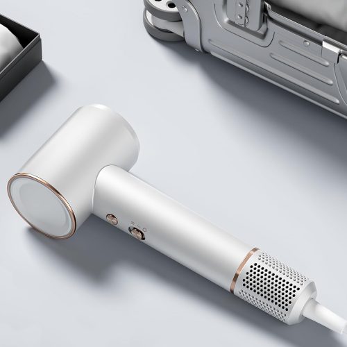 High-Speed Ionic Hair Dryer:3Min Fast Dry with Brushless Motor - Quiet, Mini Portable Hair Dryer Hair Care with Diffuser for Curly Hair Salon Home Travel for Women/Men/Baby/Pet