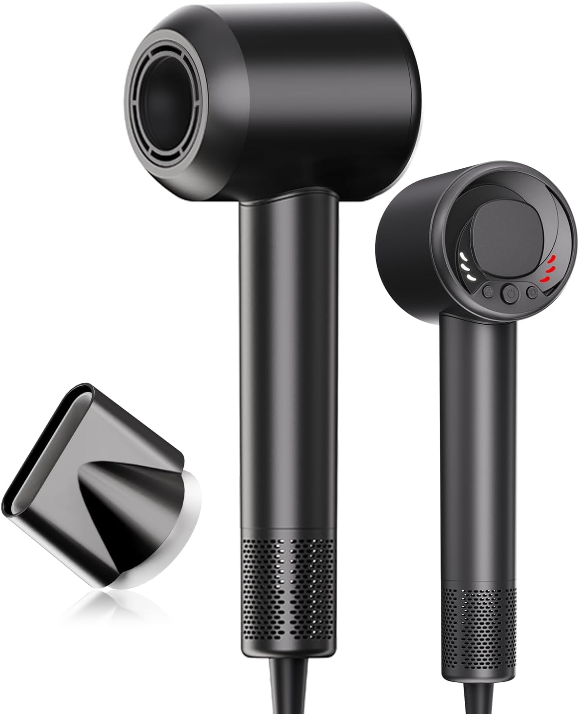 Hair Dryer, 140, 000 RPM High Speed Blow Dryer for Fast Drying, Negative Ionic Hair Dryers for Women, Thermo Control Lightweight Hairdryer for Home and Travel Black