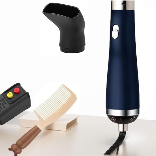 [22m/s High Speed] Portable Hair Dryer, Travel Hair Dryer Featuring Negative Ion Technology - Offers 3 Heat/Speed Settings, 110 Voltage, and Low Noise Motor, Ideal for Home, Travel (Blue)