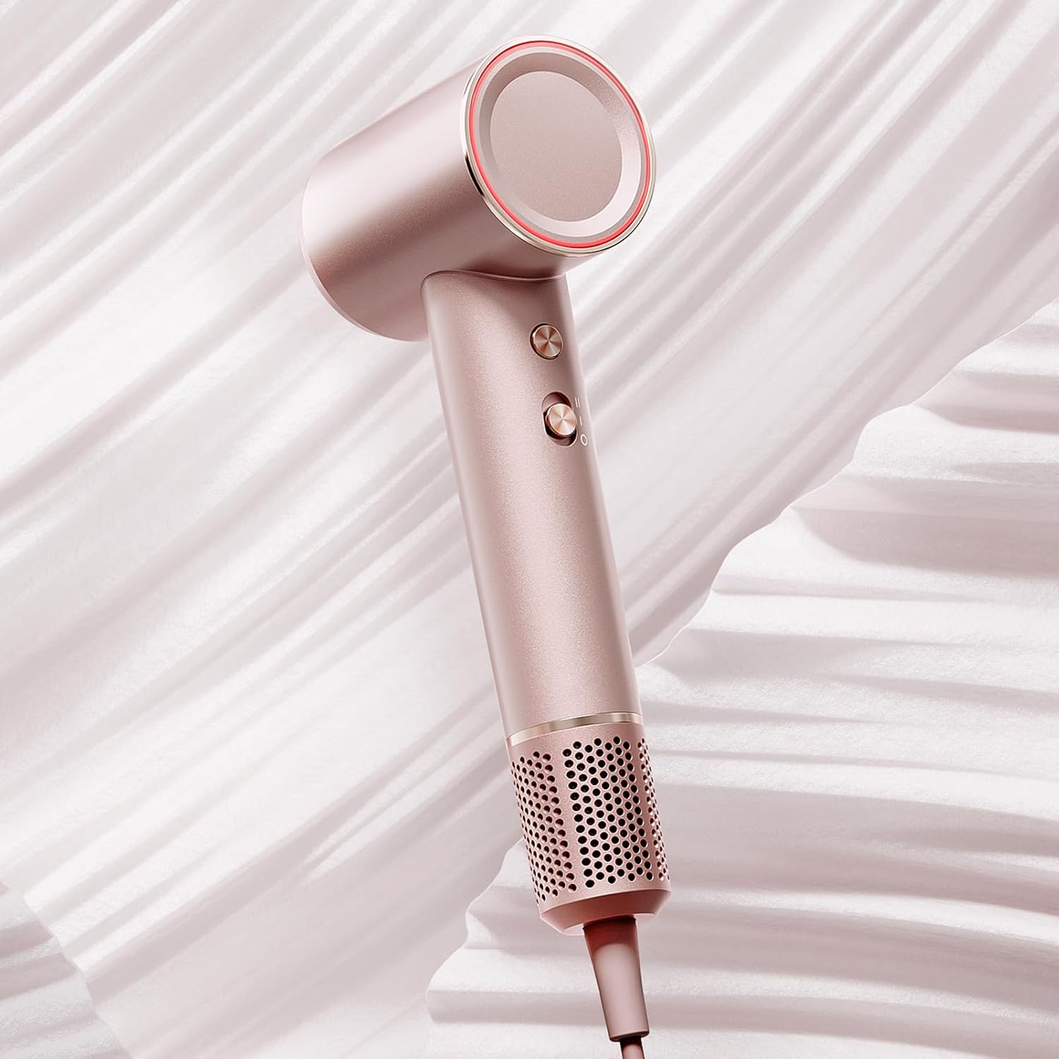 High-Speed Ionic Hair Dryer:3Min Fast Dry with Brushless Motor - Quiet, Mini Portable Hair Dryer Hair Care with Diffuser for Curly Hair Salon Home Travel for Women/Men/Baby/Pet